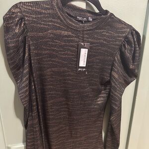 New with tags zebra print top size 2